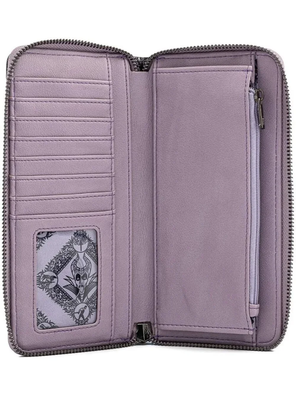 Disney Villains Zip Around Wallet - Maleficent & Sleeping Beauty Scene, Stylish